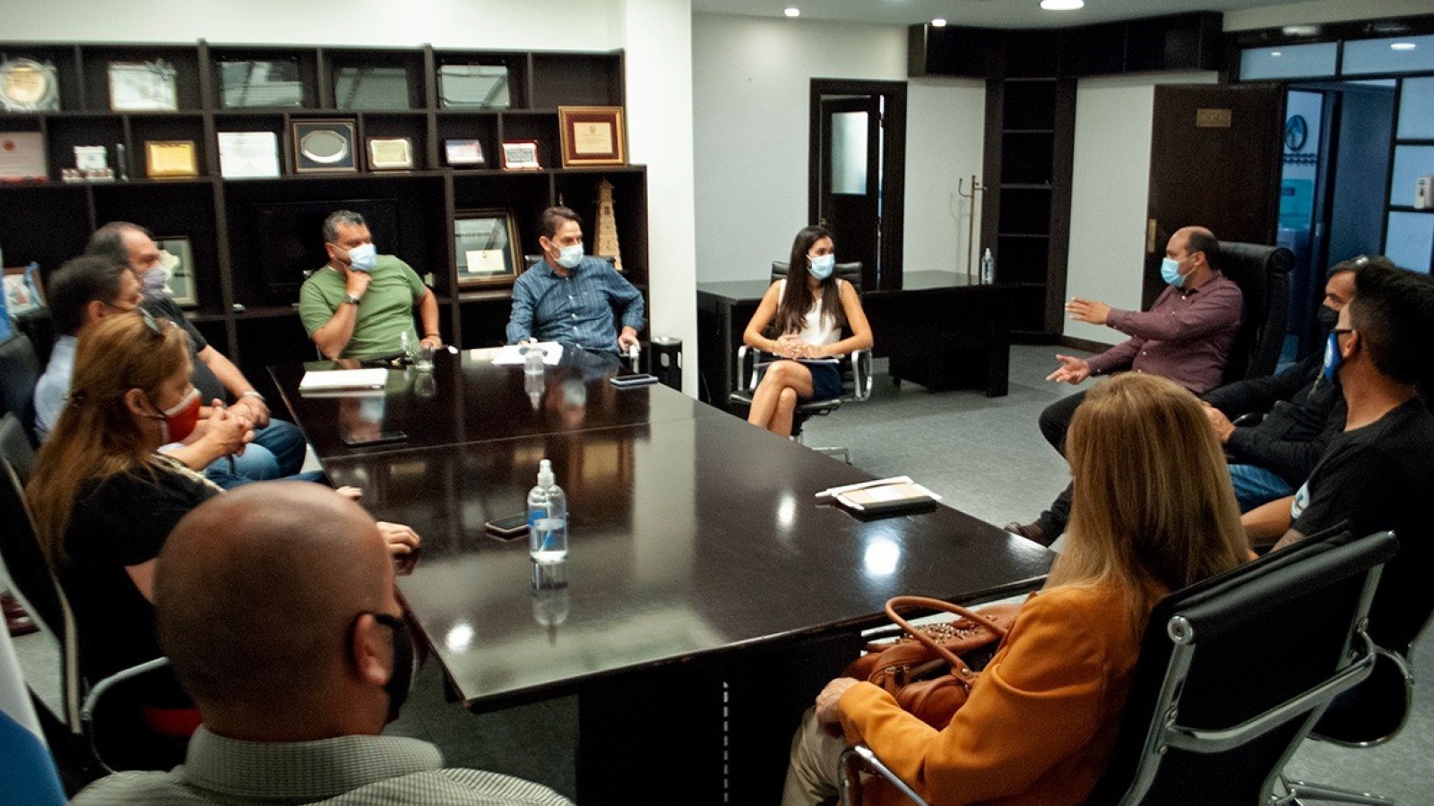 En Caleta Olivia, hubo apoyo de Gremios y Sindicatos a la implementación del Pase Sanitario